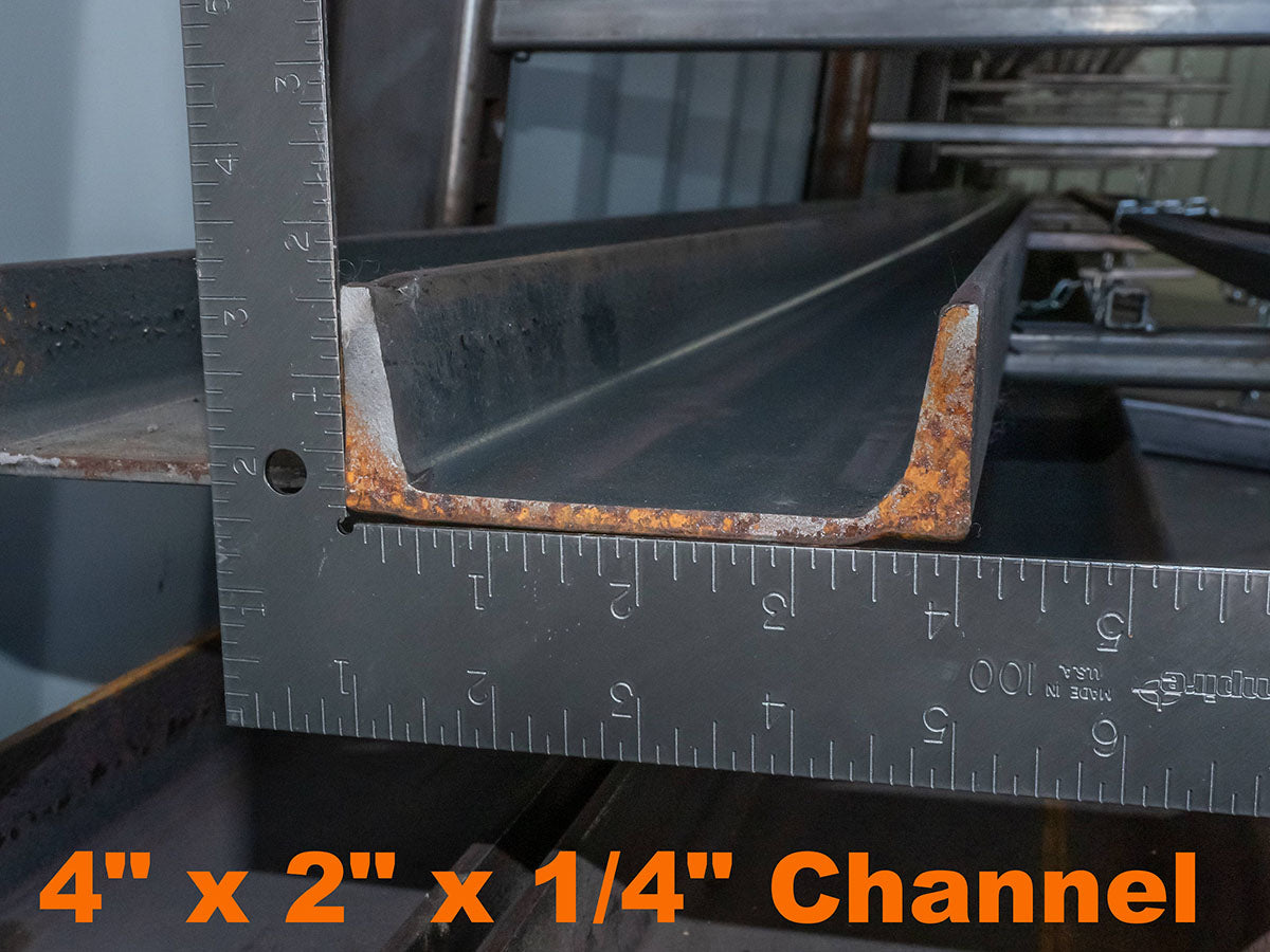 4" x 2" x 1/4" Channel - Kanab Location