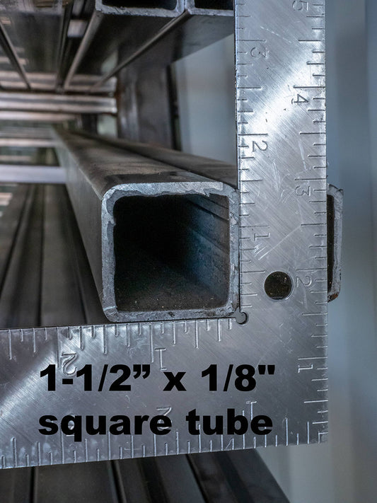 1-1/2" x 1/8" square tube - Delta Location