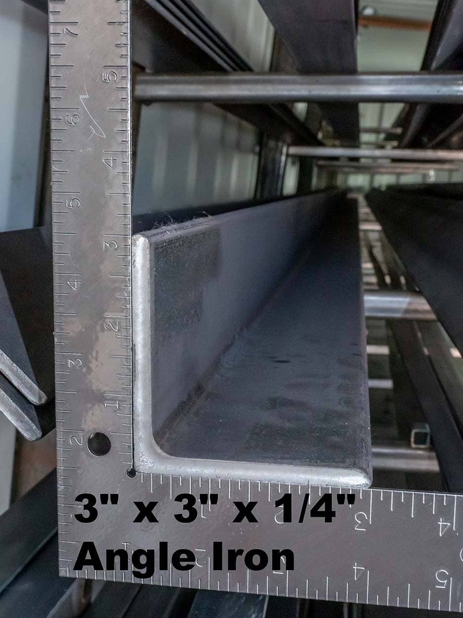 3" x 1/4" Angle Iron - Enoch Location