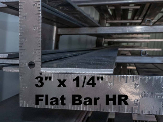 3" x 1/4" Flat Bar HR - Delta Location