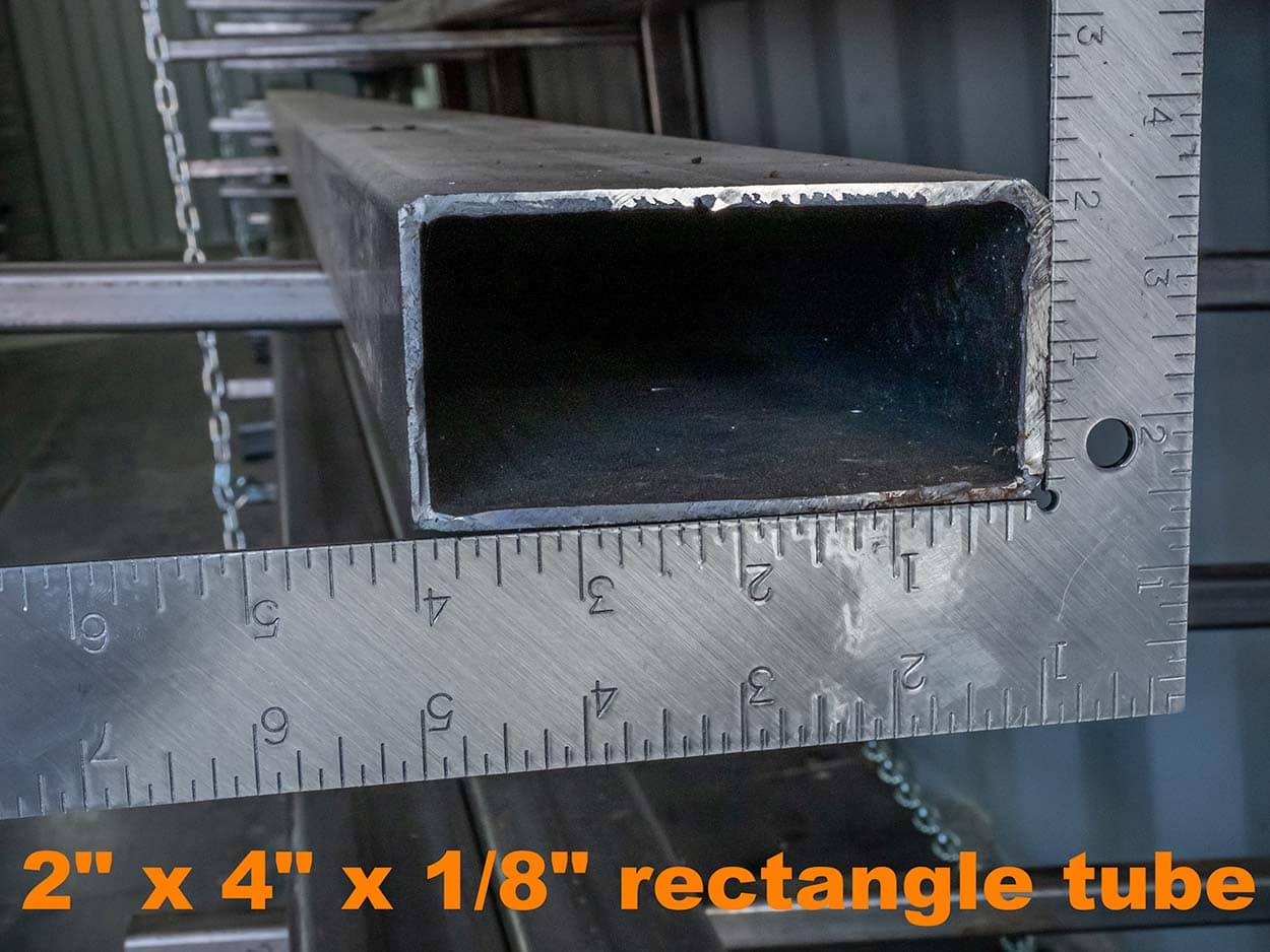 2" x 4" x 1/8" rectangle tube - Richfield Location