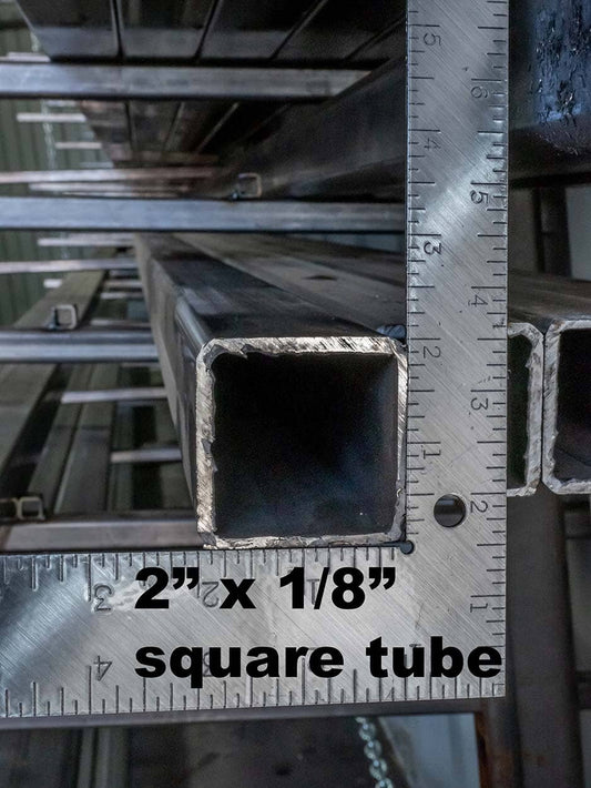 2” x 1/8” wall square tube - Delta Location