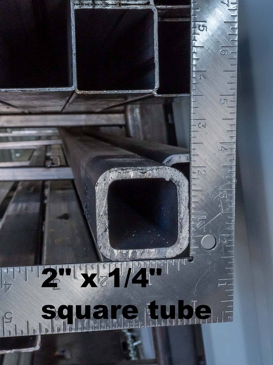 2" x 1/4" square tube - Enoch Location